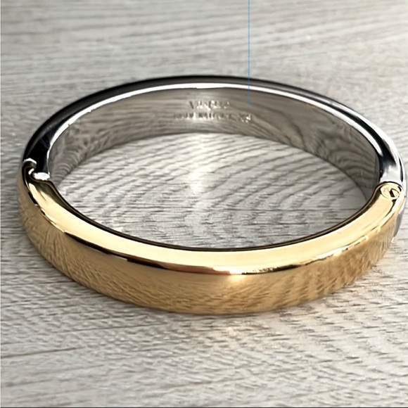 Vita Fede Two Tone Cuff Bracelet Size XS - Picture 2 of 5
